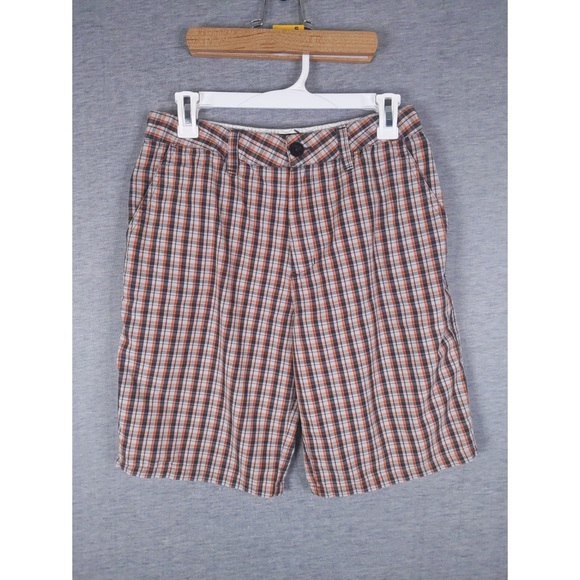 2x 👯‍♀️Host Pick⚡️Hurley Plaid Shorts - Picture 2 of 7